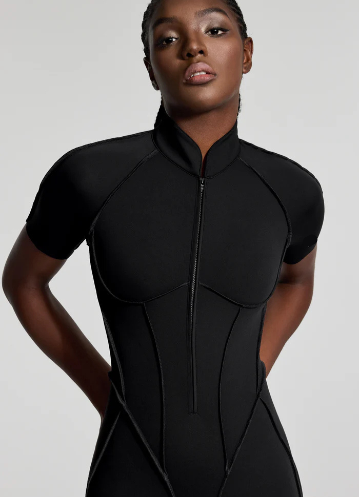 Catsuit con Espalda Descubierta Shorts