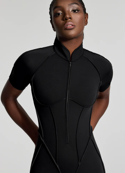Catsuit con Espalda Descubierta Shorts