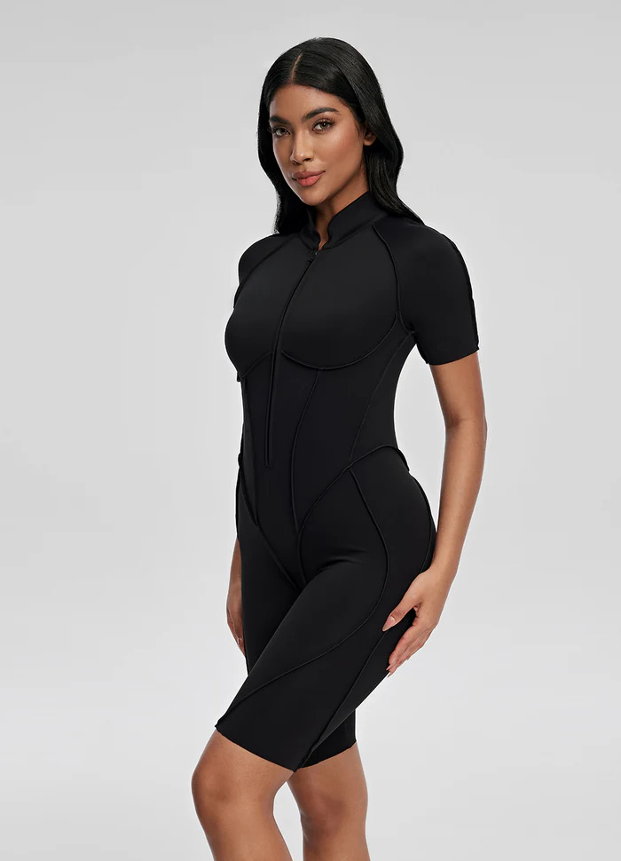 Catsuit con Espalda Cerrada Shorts