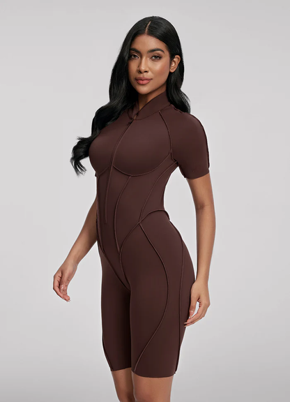 Catsuit con Espalda Cerrada Shorts