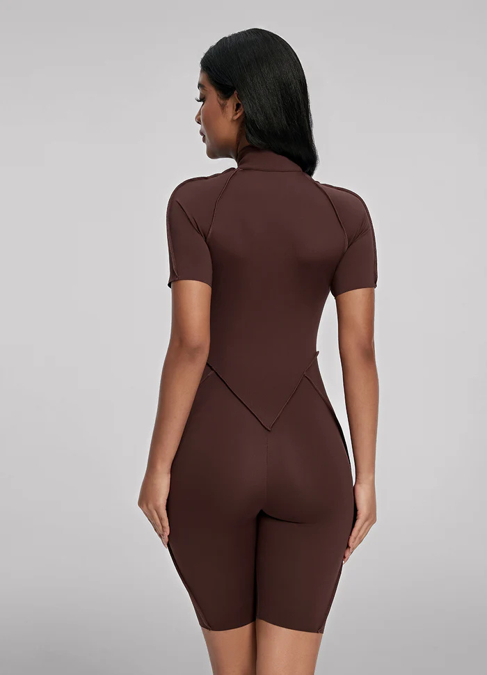 Catsuit con Espalda Cerrada Shorts