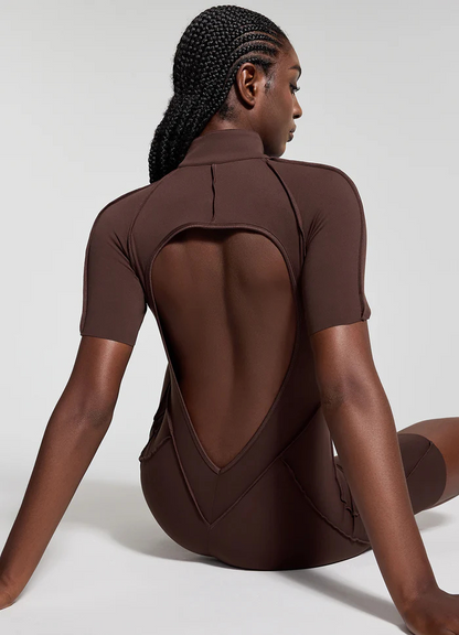 Catsuit con Espalda Descubierta Shorts