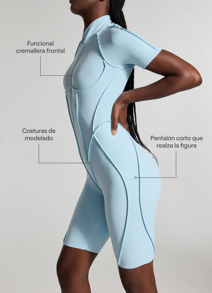 Catsuit con Espalda Descubierta Shorts